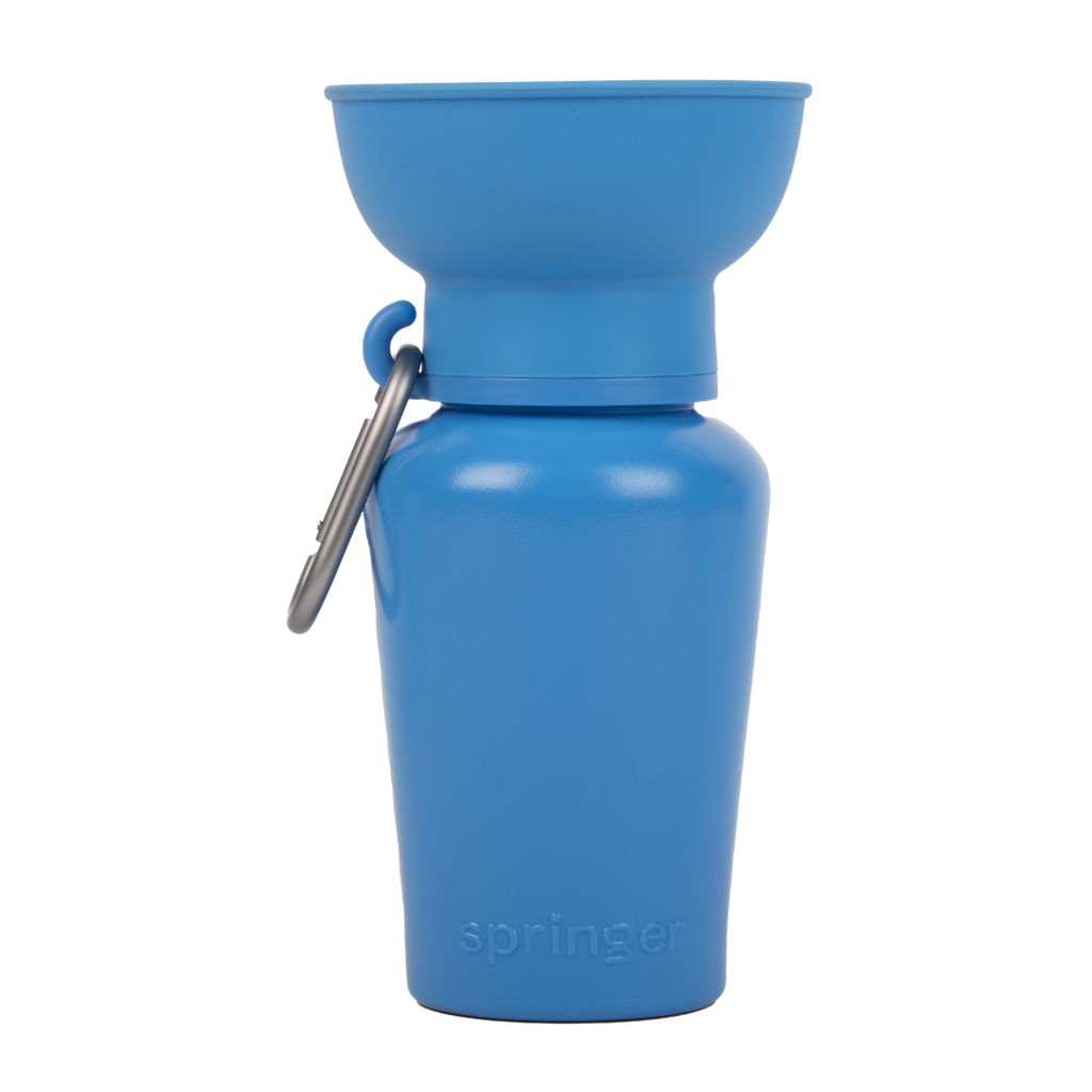 Springer Flip Dog Travel Water Bottle Blueberry