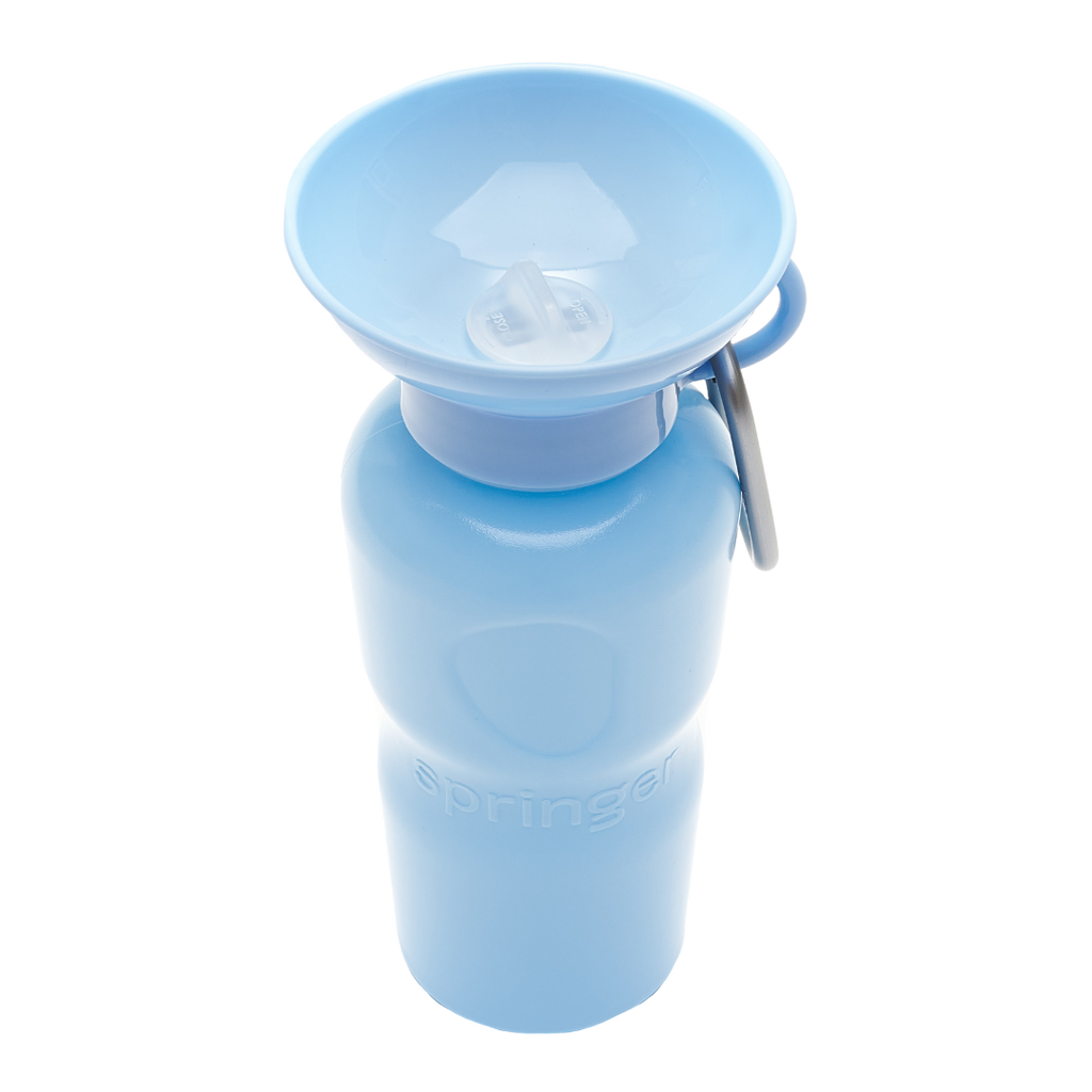 Classic Dog Travel Water Bottle Sky Blue