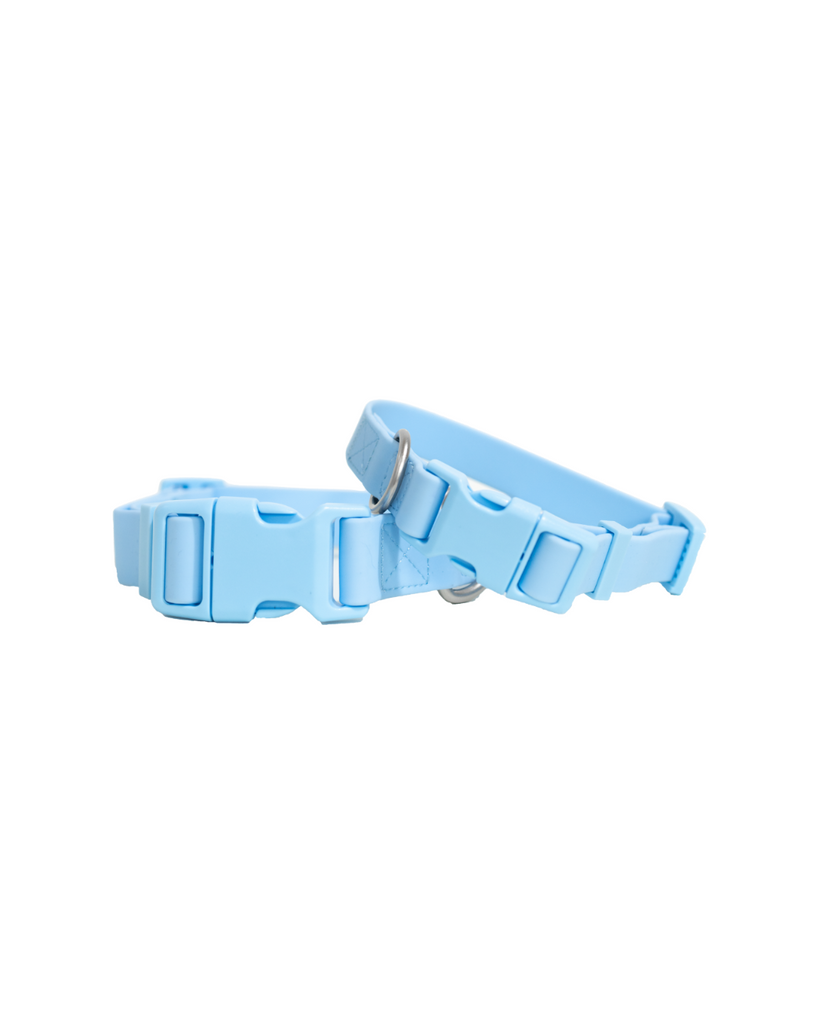 Waterproof Dog Collar Sky Blue