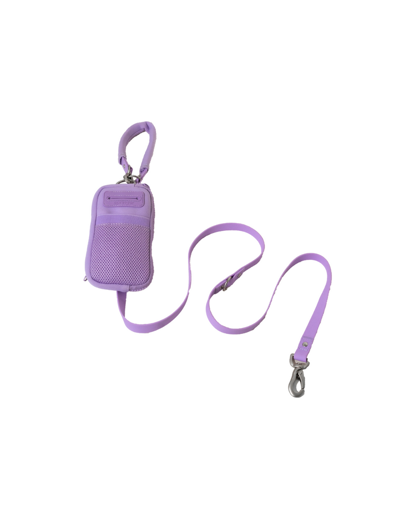 Walk Bag + Dog Leash Lilac