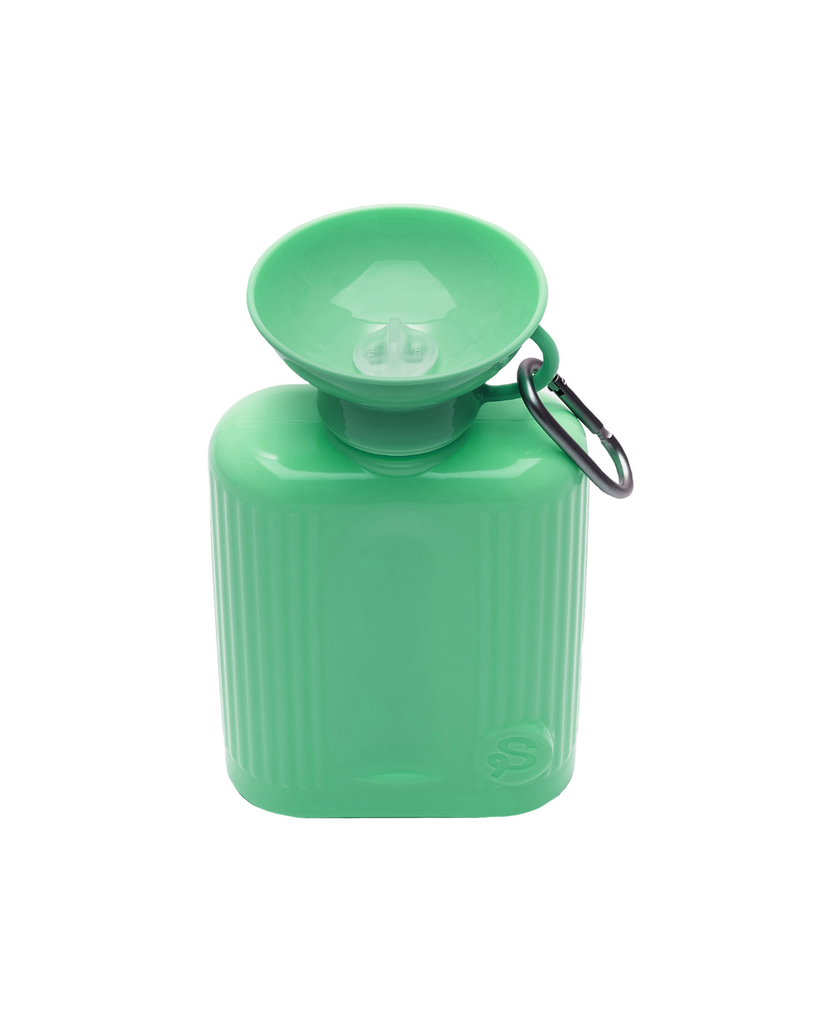 Growler Dog Travel Bottle Springer Green