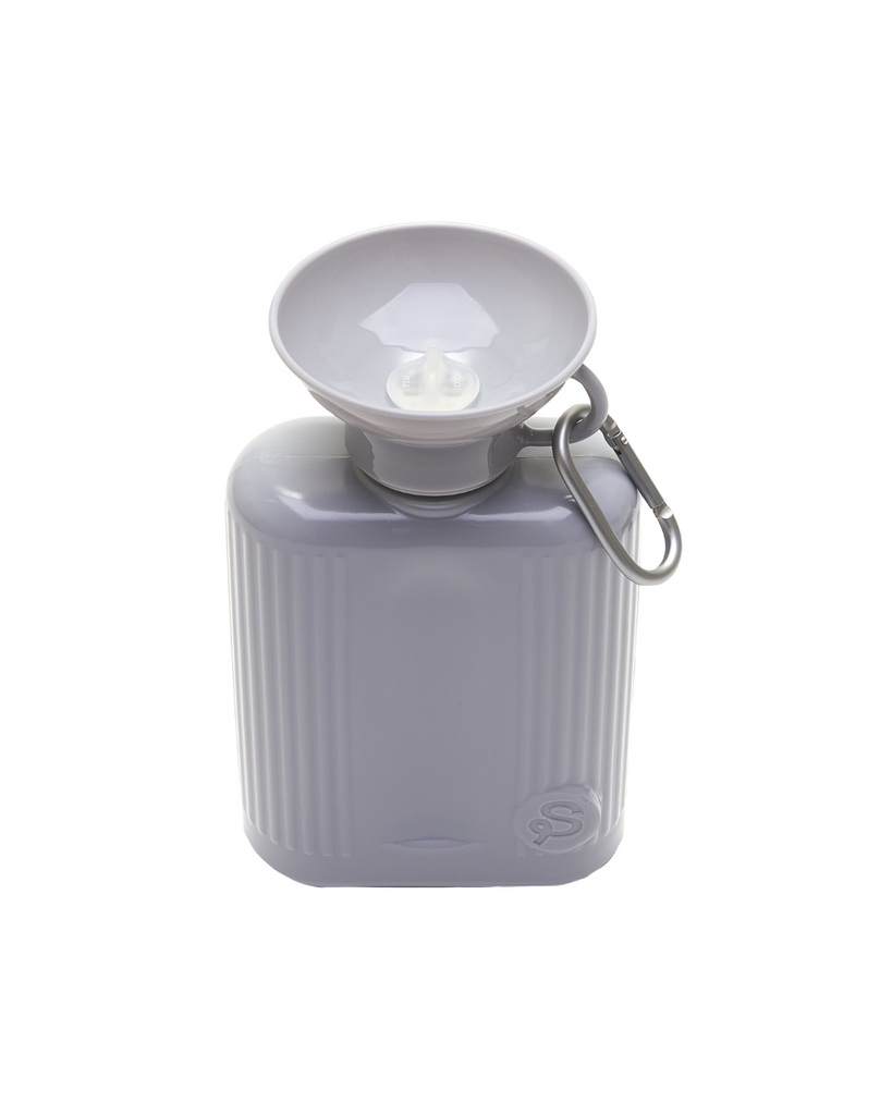 Growler Dog Travel Bottle Grey