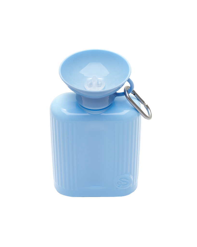 Growler Dog Travel Bottle Sky Blue