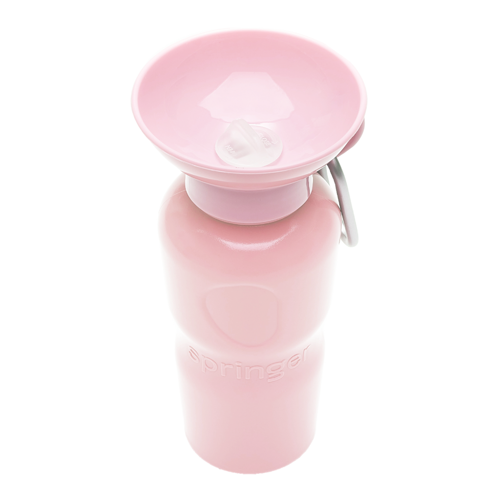 Classic Dog Travel Water Bottle Cotton Candy