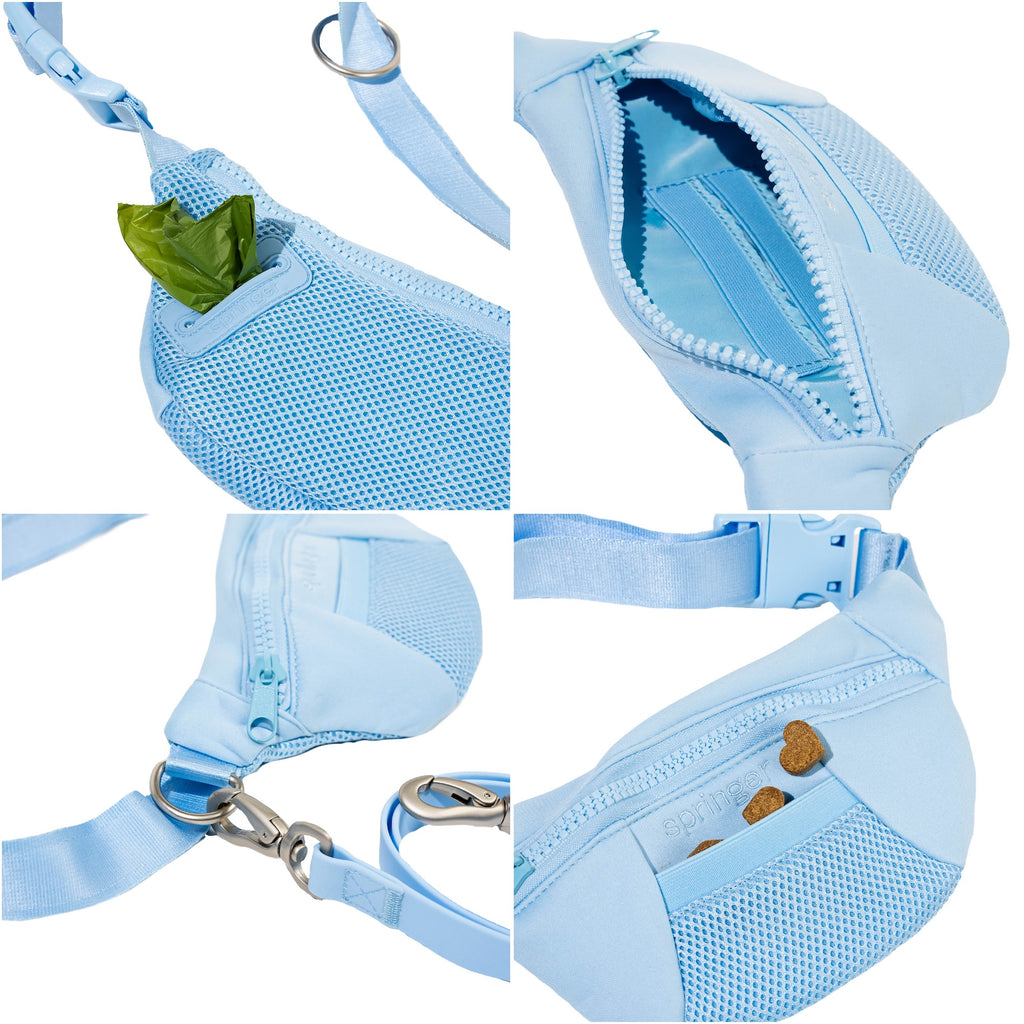 Hands-Free Sling Bag + Dog Leash
