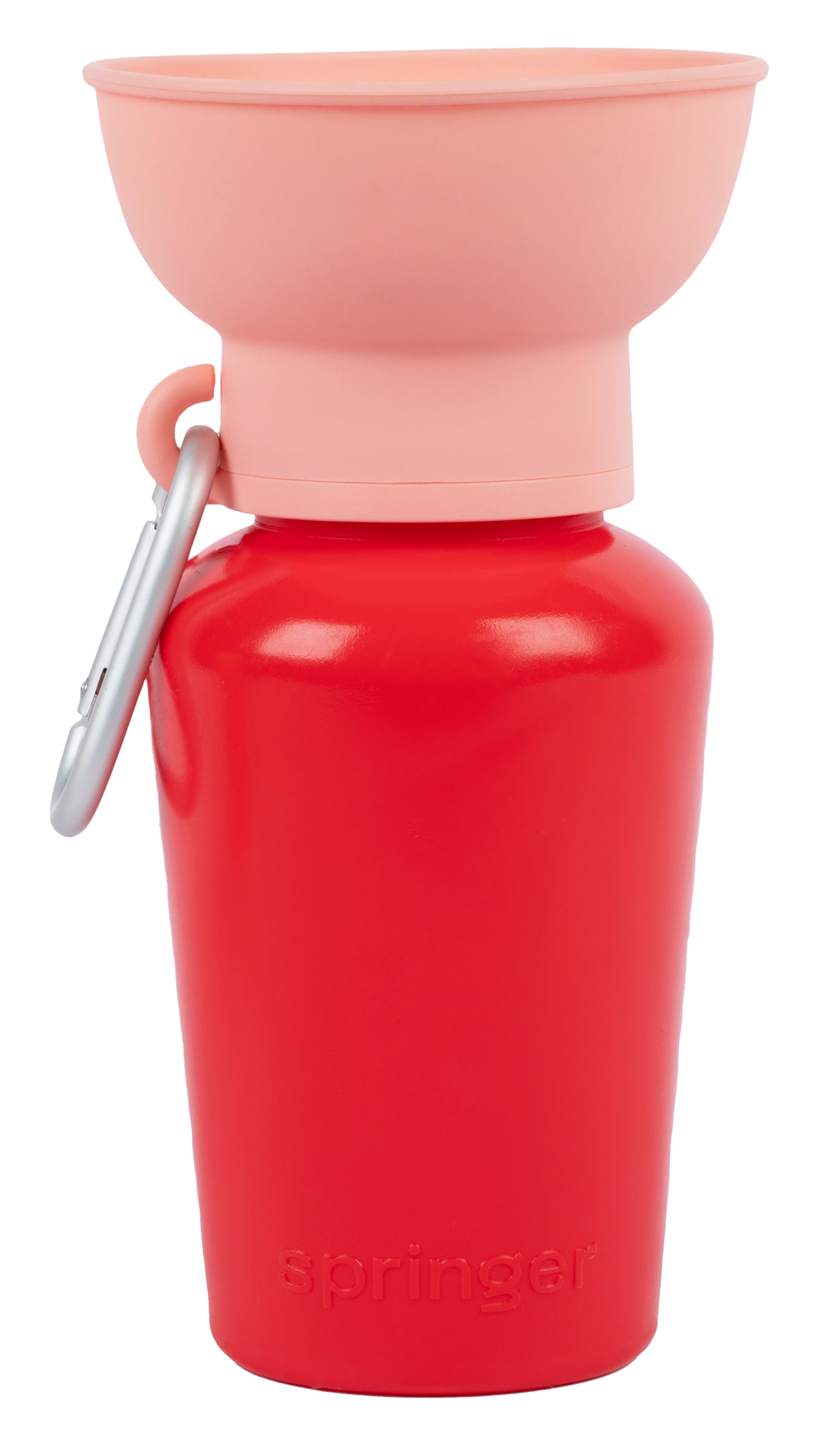 Springer Flip Dog Travel Water Bottle Strawberry/Guava